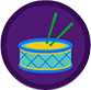 Badge for Drum