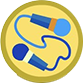 Badge for Fraternal Twins