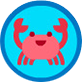 Badge for Happy Crab