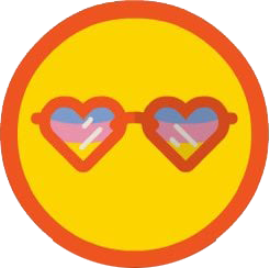 Badge for Love Wears Pink Shades
