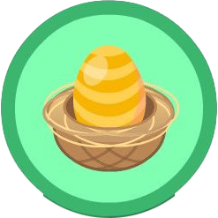 Badge for Eggs-celently Nested