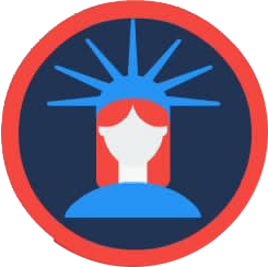 Badge for Land of the Free