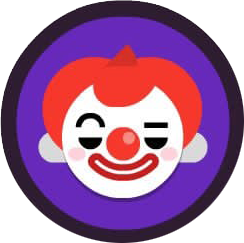 Badge for Carnival Clown