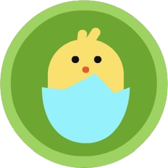 Badge for Easter Chick
