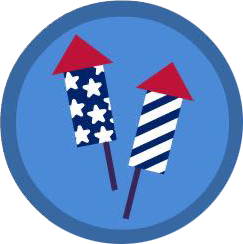 Badge for Freedom's Firebrand