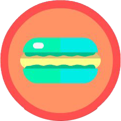 Badge for Gourmet Munchie
