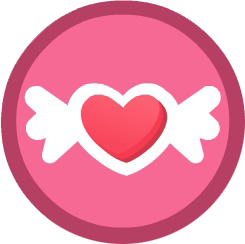 Badge for Winged Heart