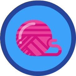 Badge for Yarn and Threads