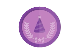 Badge for Party Star