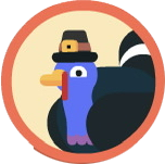 Badge for Turkey Time