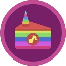 Badge for Rainbow Yummy