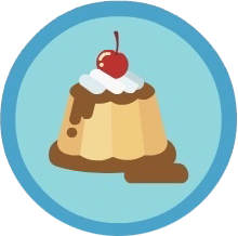 Badge for Sweet Pudding