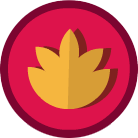 Badge for Red Leaves