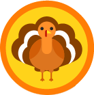 Badge for Turkey