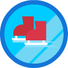 Badge for Ice Skating