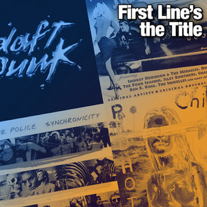 First Line's the Title