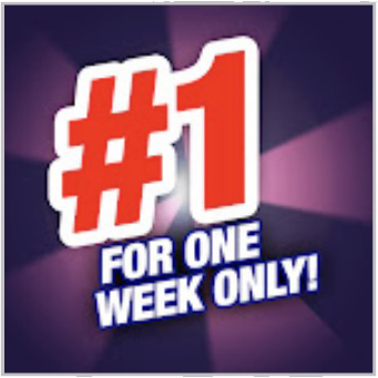 #1 For One Week Only!